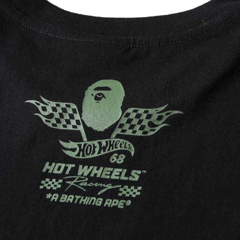 BAPE X HOT WHEELS APE HEAD TEE Black T-Shirt