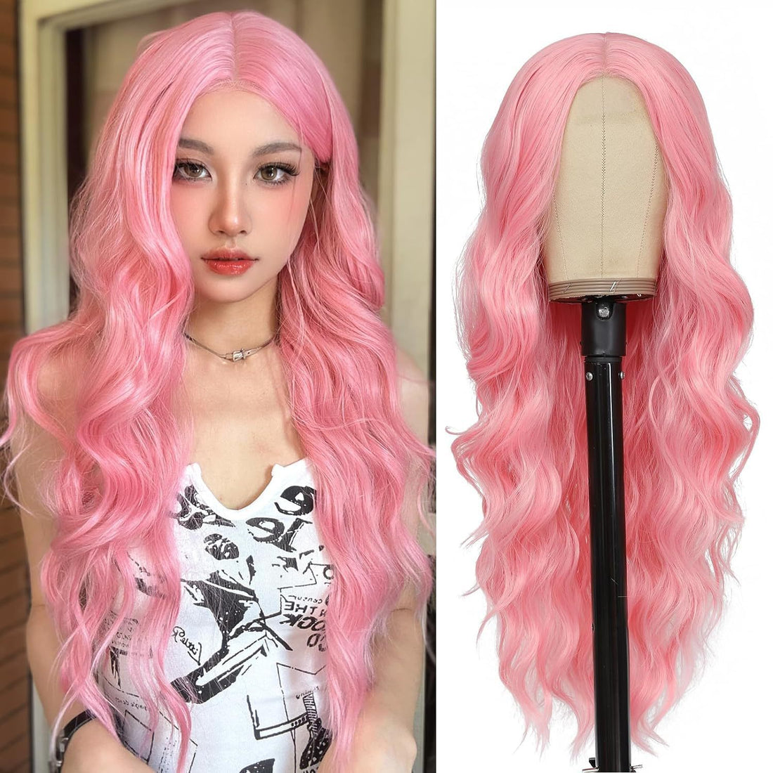 Synthetic hair wigs