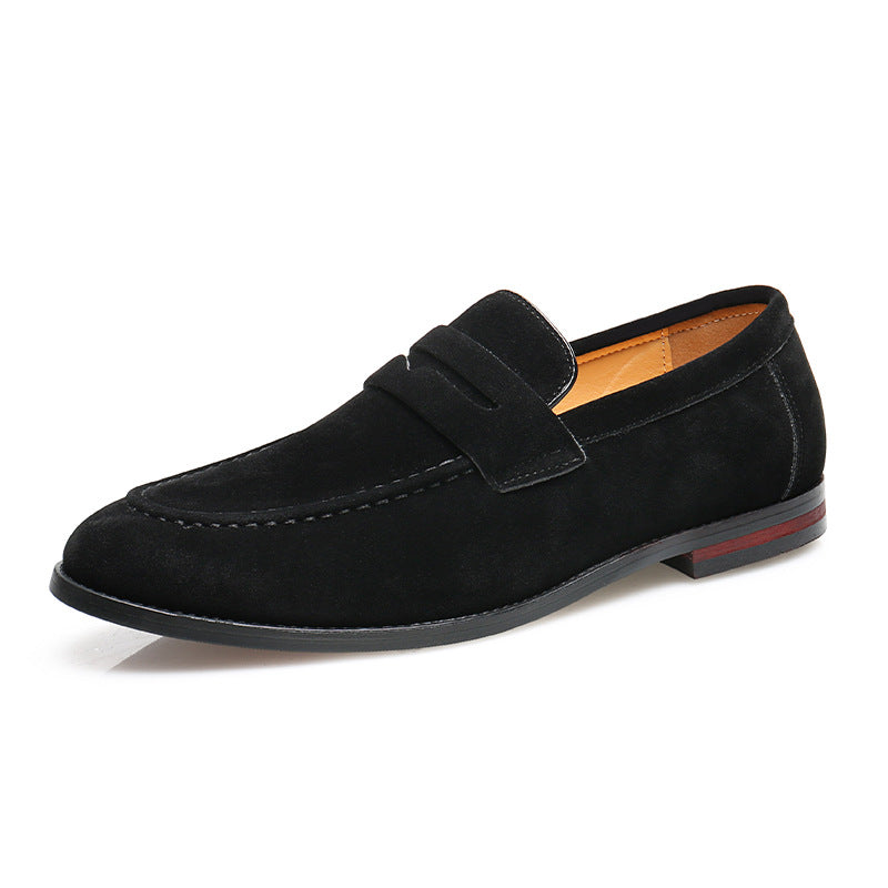 Solid Color Loafers Slip On Casual Beanie Shoes