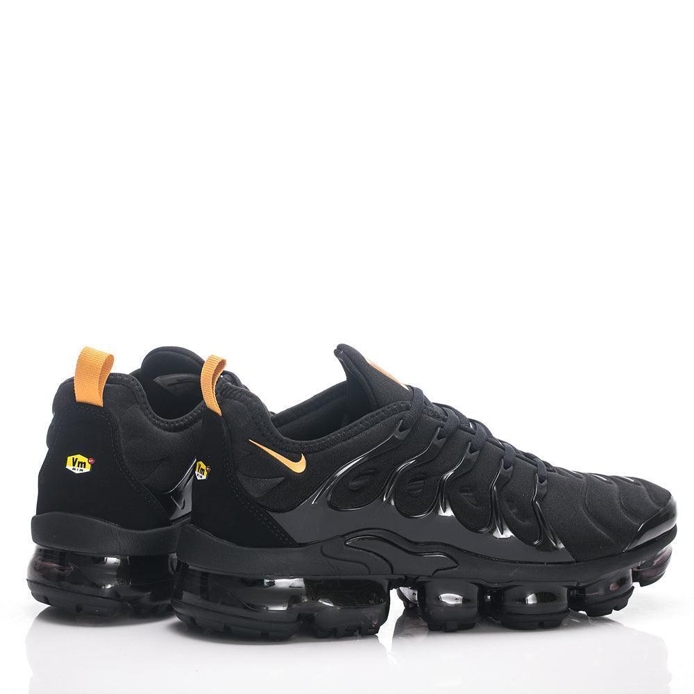 Nike Air VaporMax Plus Black Metallic Gold Sneakers