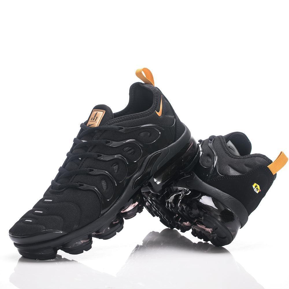 Nike Air VaporMax Plus Black Metallic Gold Sneakers