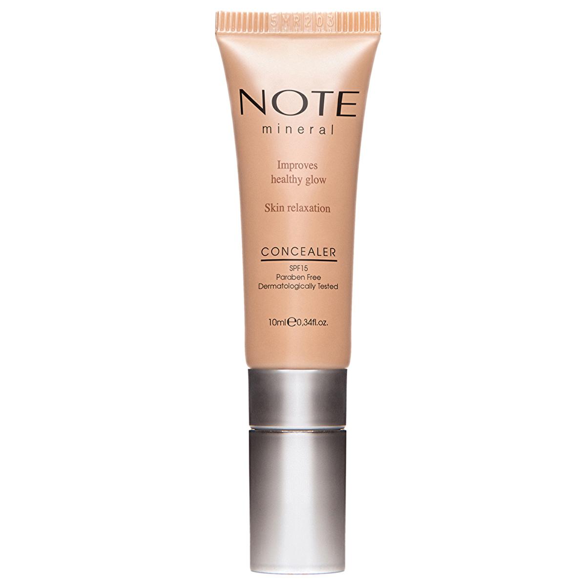 Note Mineral Concealer: Natural Coverage, Dark Circle &amp; Age Spot Corrector - Vitamin E &amp; Coral Seaweed Infusion For Sensitive Skin