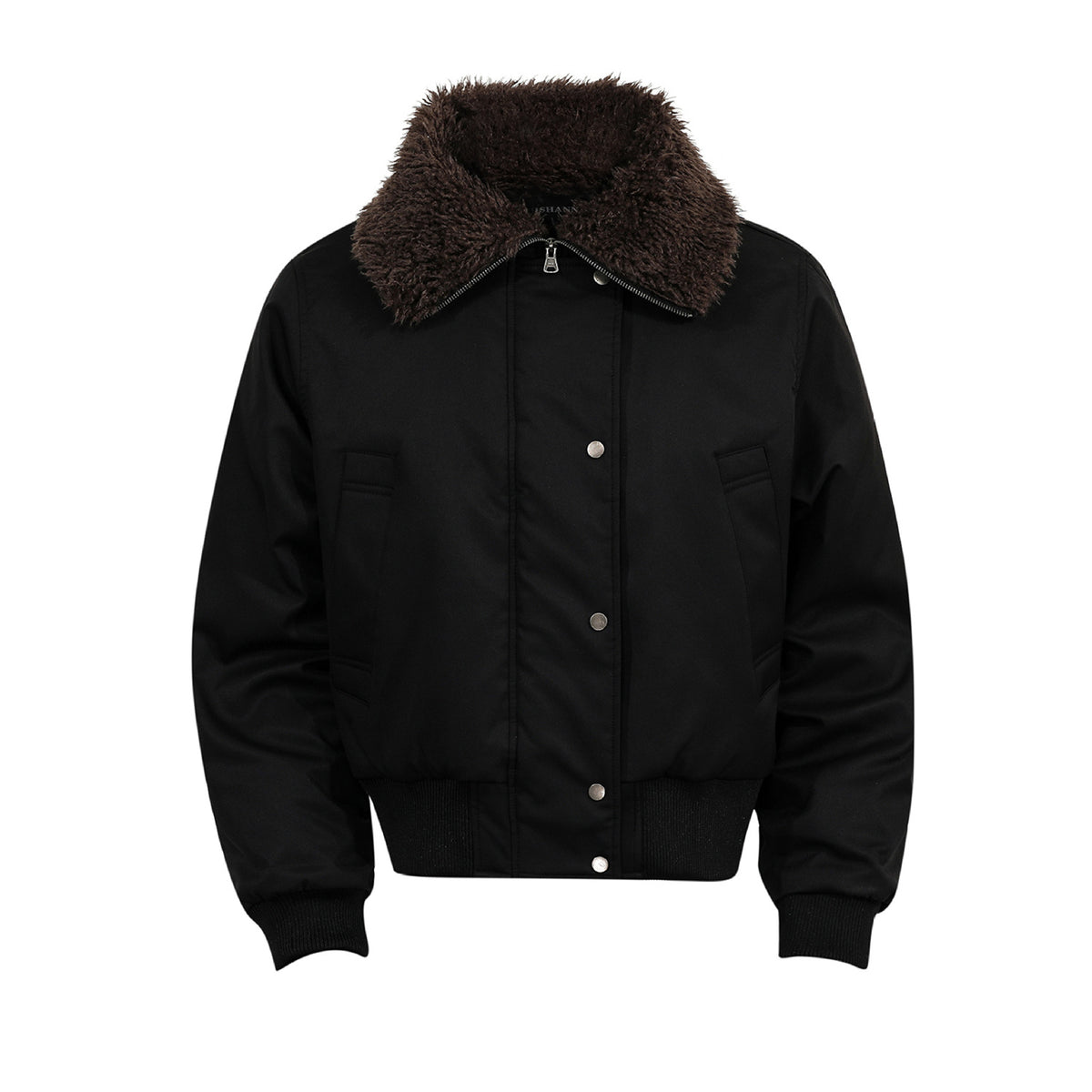 Quilted Fur Collar Winter Jacket