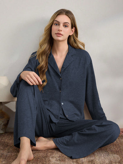 Womens Long Sleeve Pajama Set