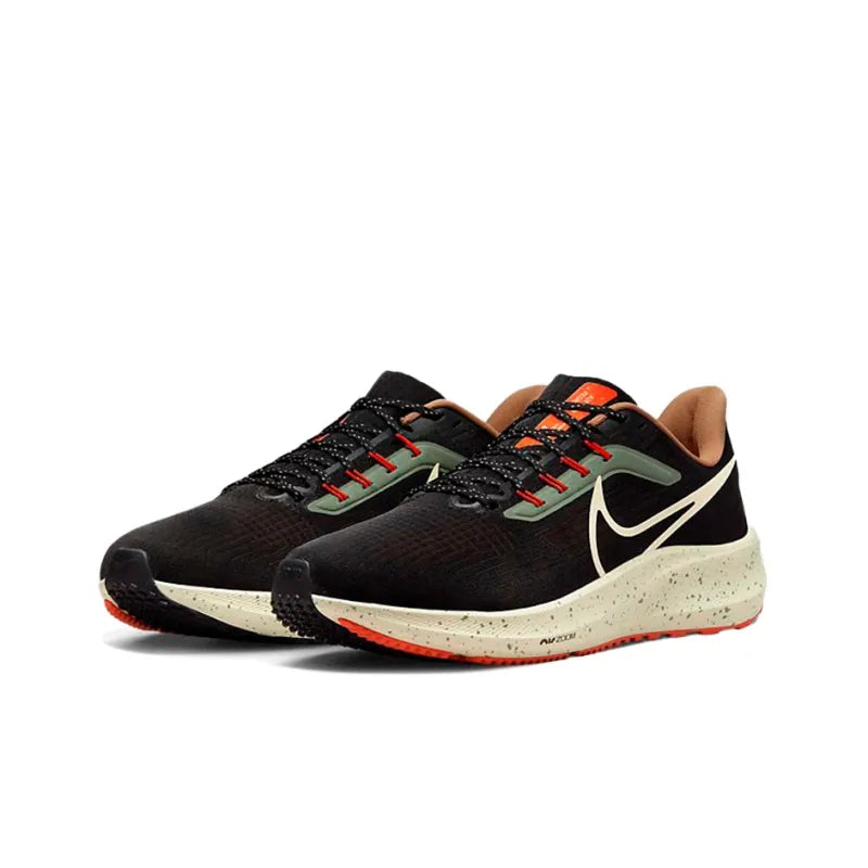 Nike Air Zoom Pegasus 39 Black Green Safety Orange