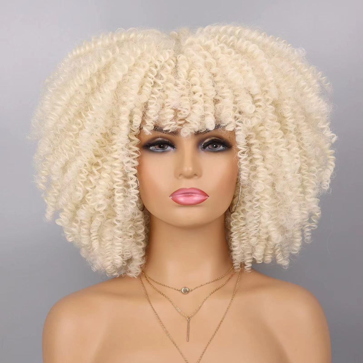 Short Curly Synthetic Wigs