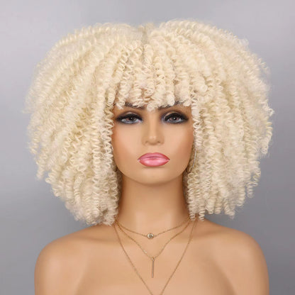 Short Curly Synthetic Wigs