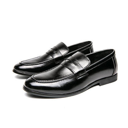 Mens Slip-On Leather Loafers