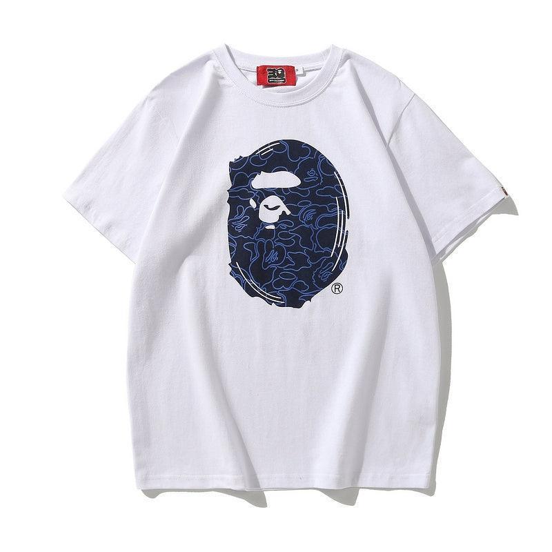 Bathing Ape Sand Camo Big Ape Head Tee White/Beige