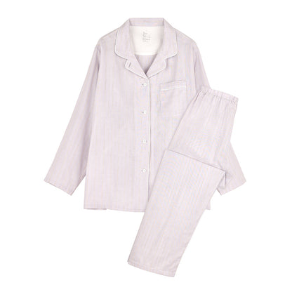 Double Layer Gauze Cotton Pajama Set