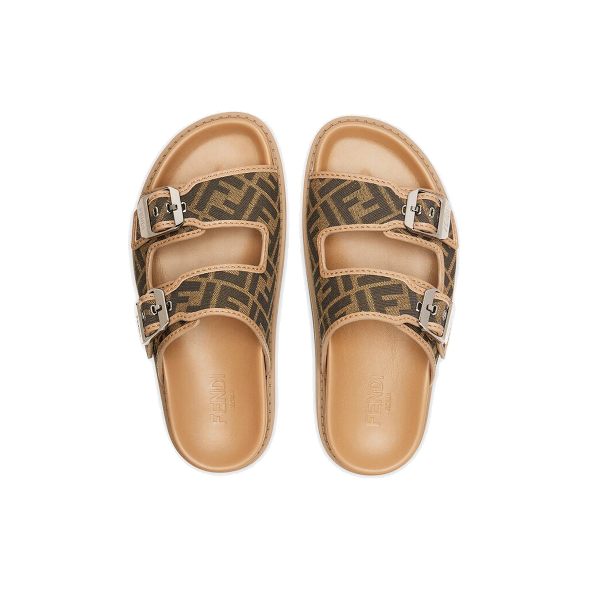 Fendi Ff Flat Sandals