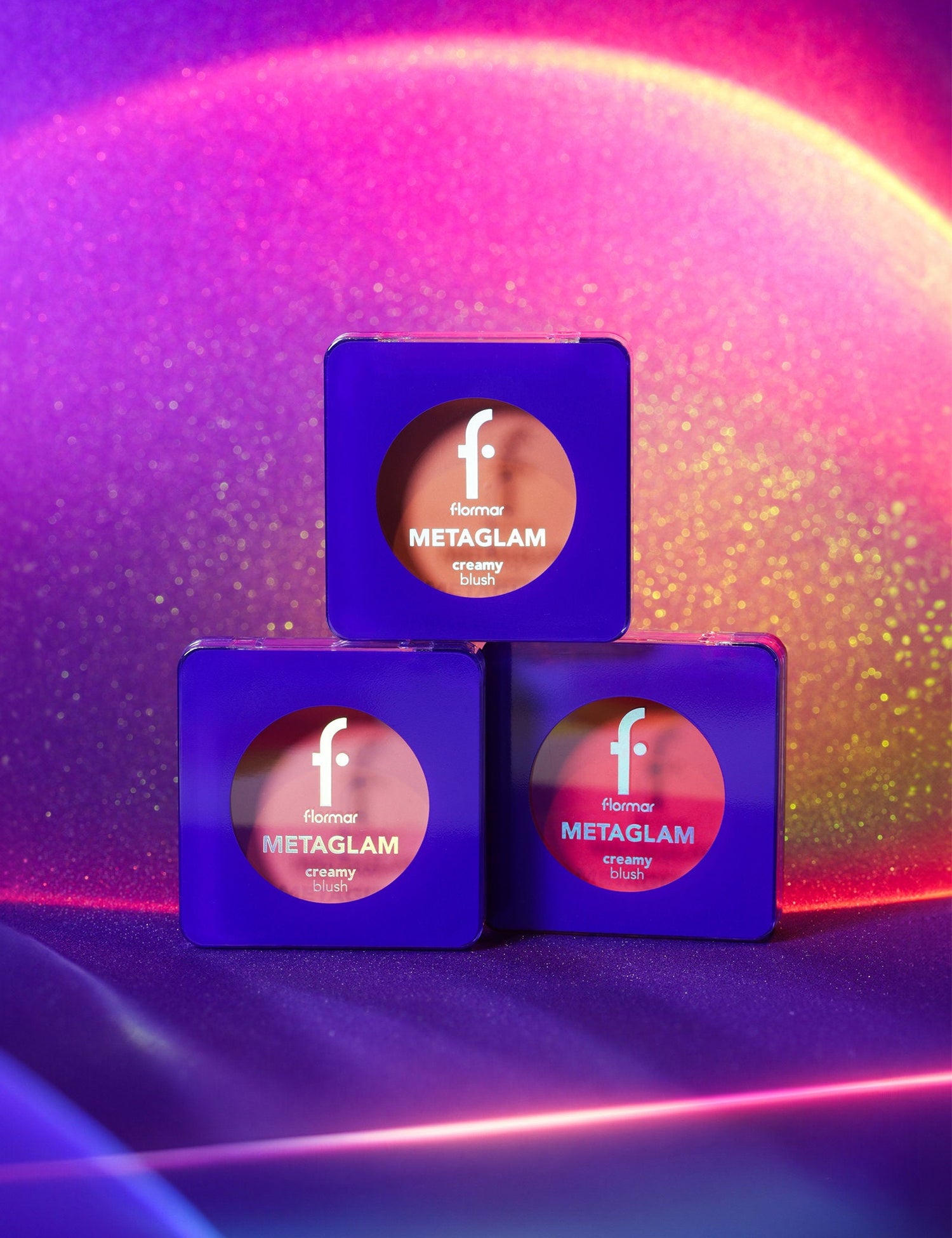 Flormar Metaglam Creamy Compact Blush with Matte Finish 4g