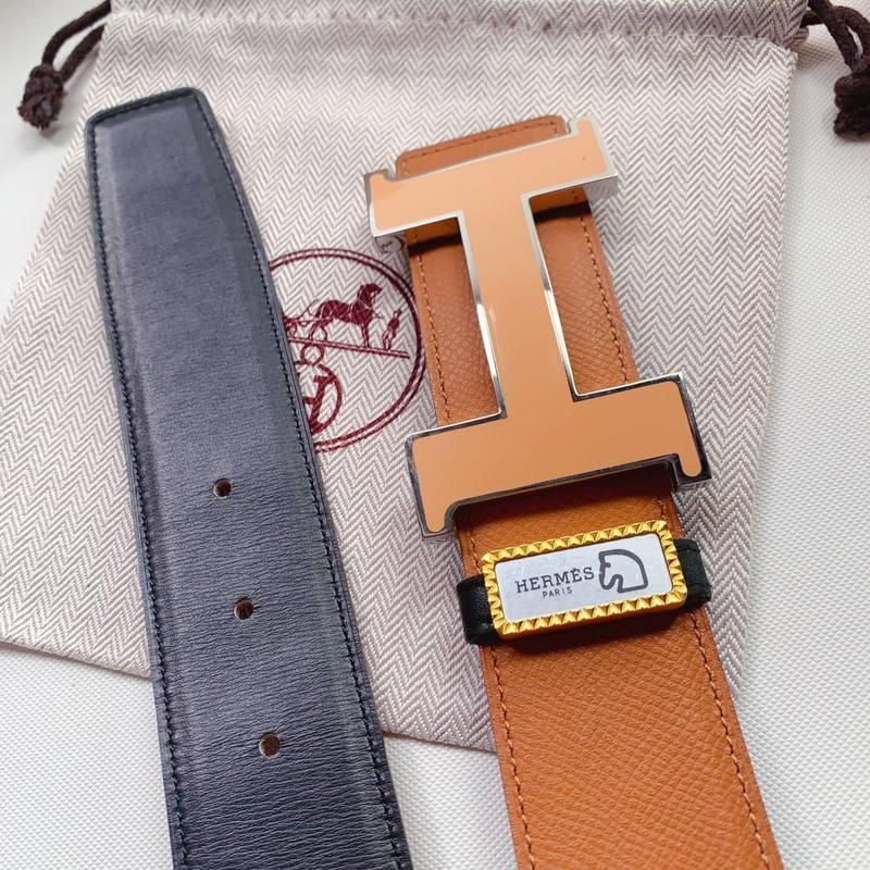 Hermes Men Beige Buckle Belt &