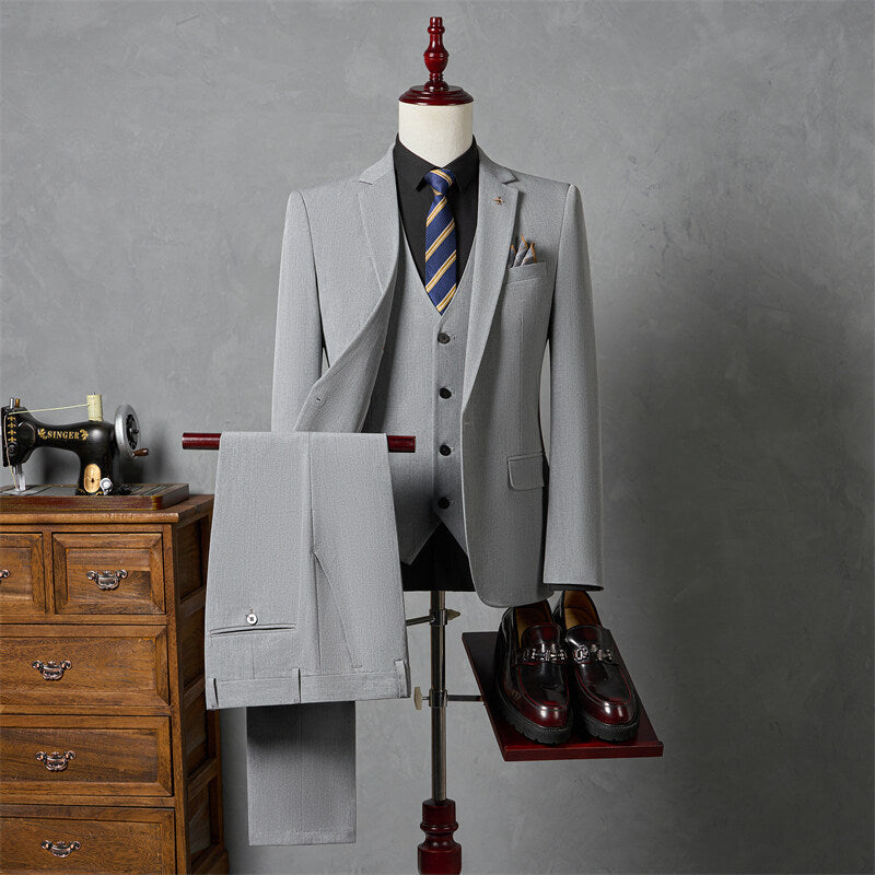 Mens Slim Fit Business Suit Set