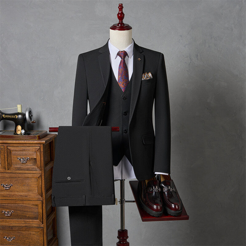 Mens Slim Fit Business Suit Set