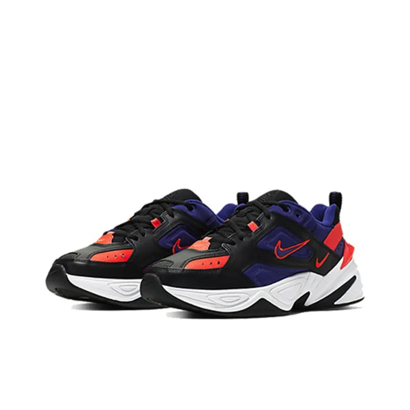 Nike M2K Tekno Black Deep Royal Blue Bright Crimson