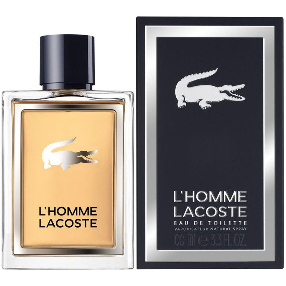 Lacoste L’Homme Men 3.4 oz EDT Spray – Classic Elegant Designer Cologne