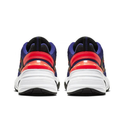 Nike M2K Tekno Black Deep Royal Blue Bright Crimson