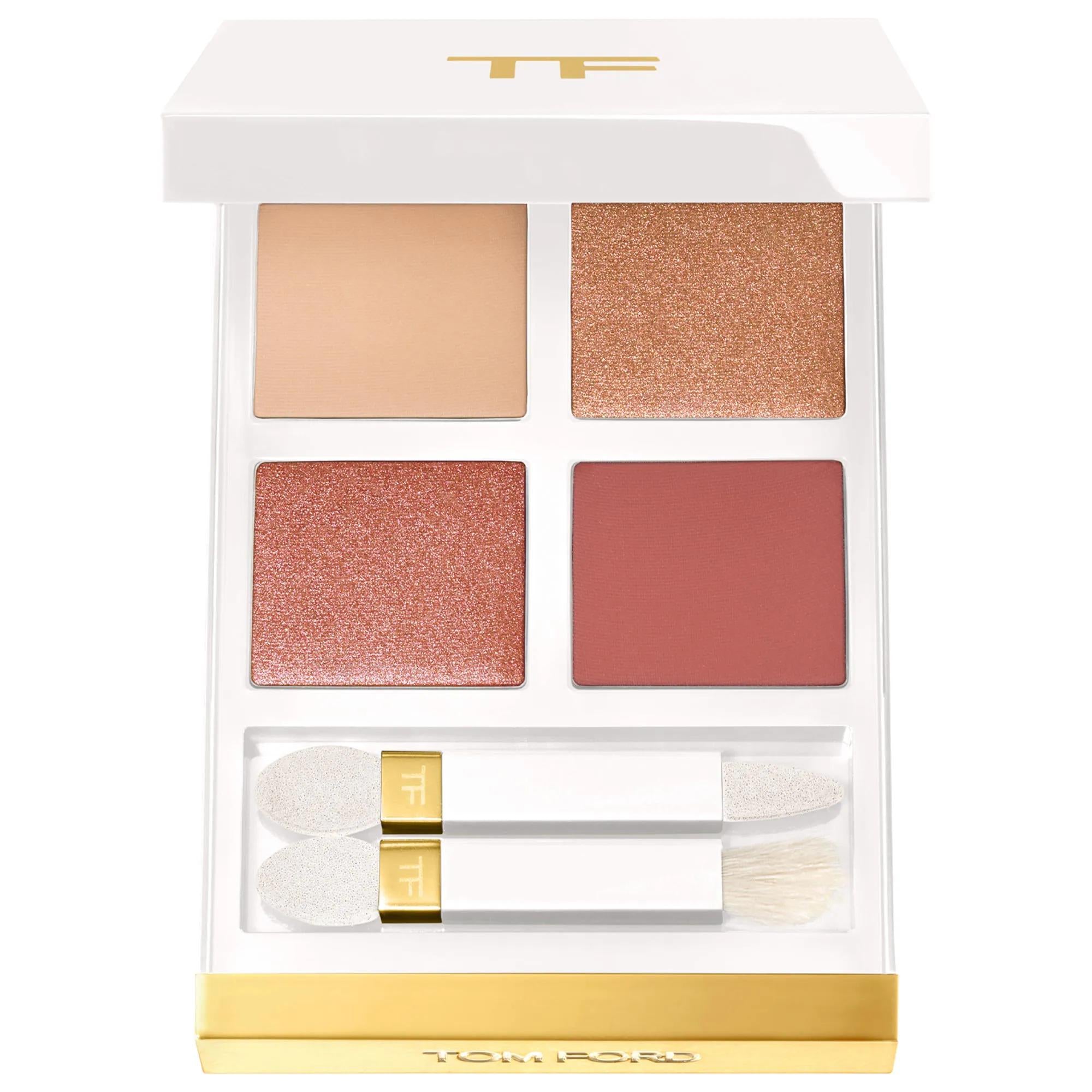 TOM FORD Eye Color Quad Eyeshadow Palette: Create Iconic Eye Looks with Sparkle, Satin, Shimmer &amp; Matte Finishes