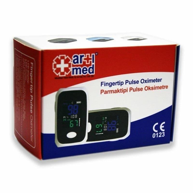Contec Pulse Oximeter Fingertip Blood Oxygen Saturation Monitor - Portable, Compact &amp; Lightweight Heart Rate Monitor for Health-Conscious Individuals