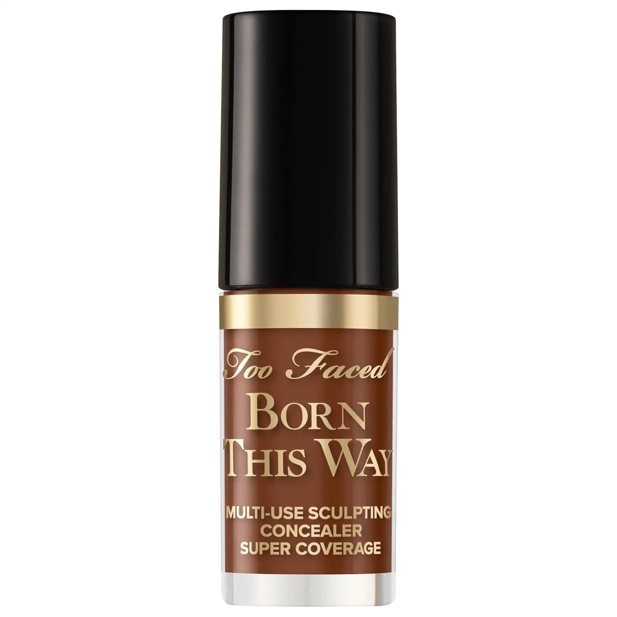 Too Faced Mini Born This Way Concealer: Full Coverage, Natural Finish, Vegan &amp; Cruelty-Free - Hydrating, Multi-Use Imperfection Camouflage