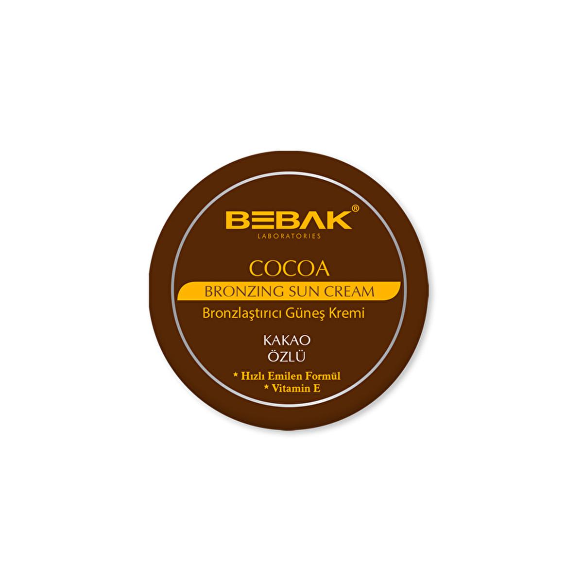 Bebak Cocoa Tanning Cream: Achieve a Beautiful Bronzed Tan, Moisturizes Dry Skin &amp; Extends Tan Duration - Sun Tanning Lotion, 100 ml