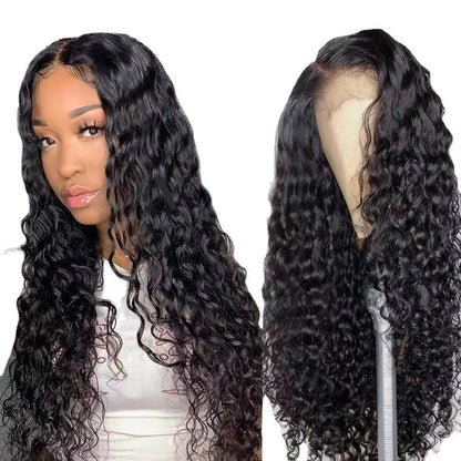 Long Curly Synthetic Wigs Lace Front