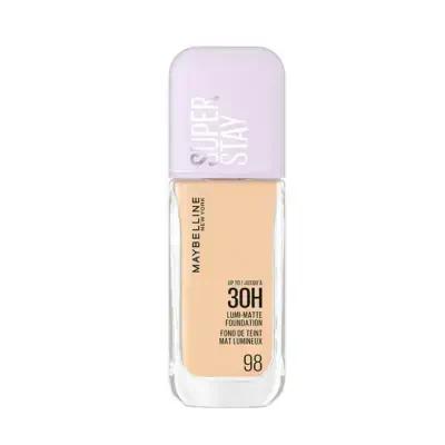 Maybelline New York Lumi Mat Fondšten - 098, Matte Foundation for Natural Finish, Lightweight &amp; Long-Lasting