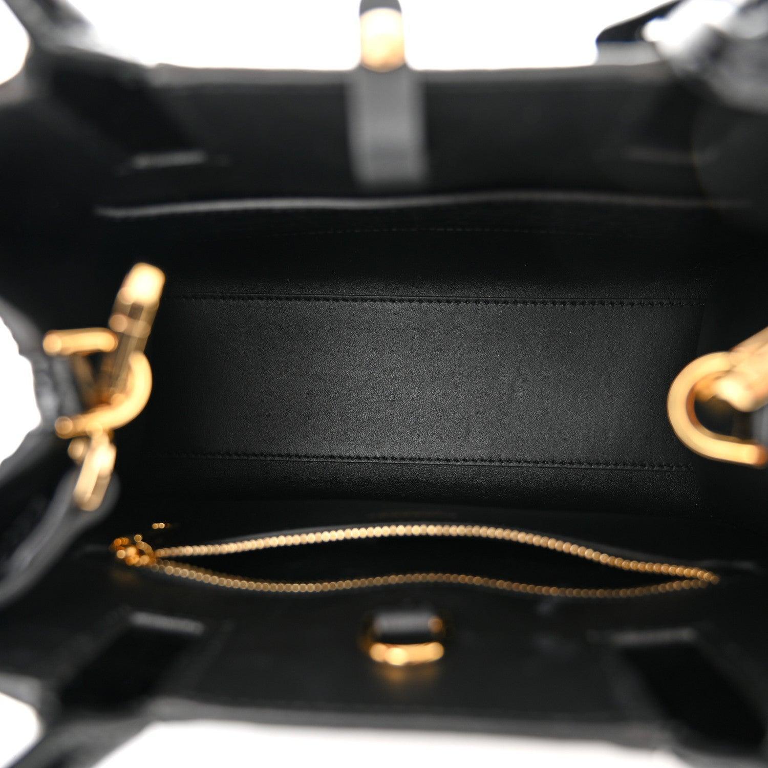 Burberry  Crocodile Embossed Calfskin Mini Frances Tote