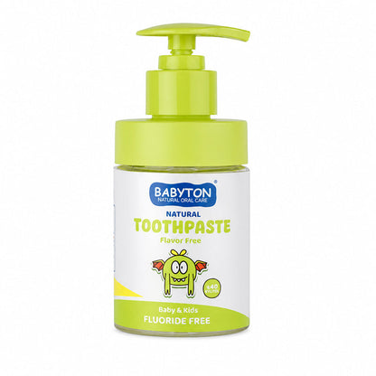 Babyton Natural Flavor Free Toothpaste for Kids 200 ml