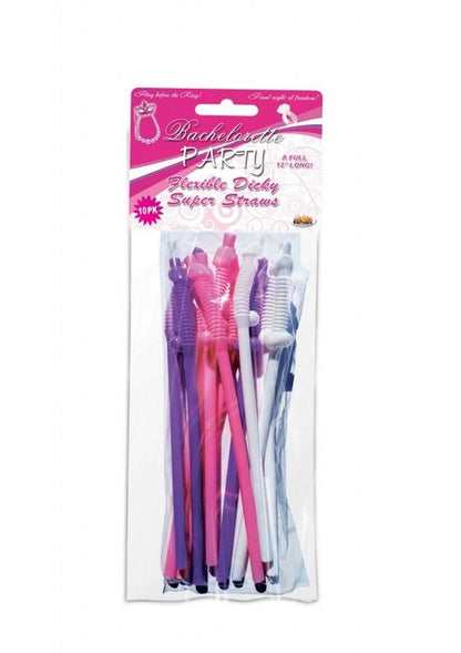 Bachelorette Party Flexible Dicky Super Straws
