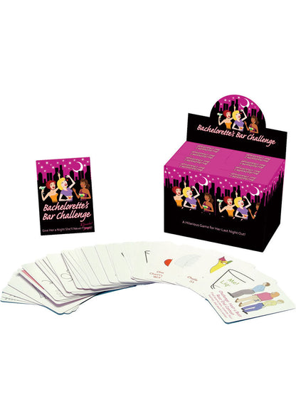 Bachelorette’s Bar Challenge Cards Fun Girls’ Night Party Game