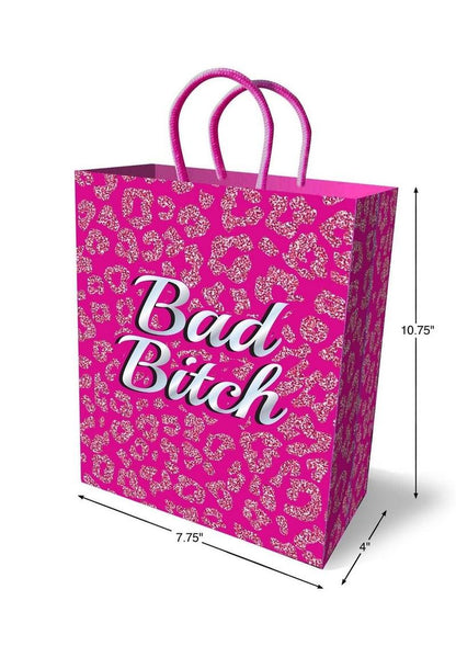 Bad Bitch Pink Leopard Print Gift Bag