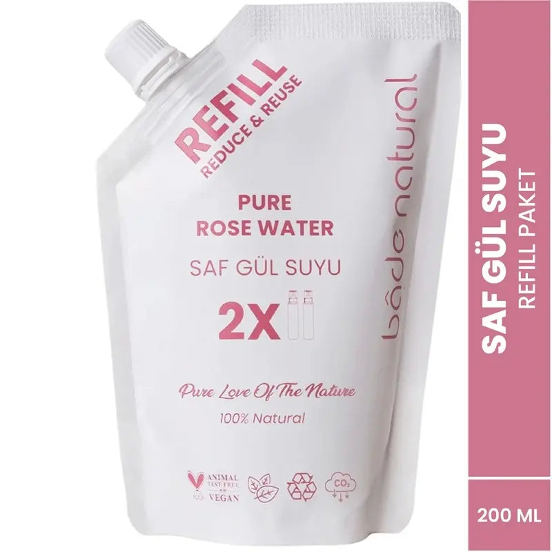Bade Natural Pure Rose Water Soothing Toner Refill 200ml