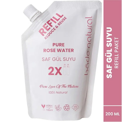 Bade Natural Pure Rose Water Soothing Toner Refill 200ml