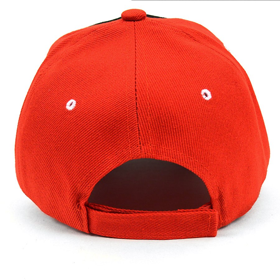 Texas Red &amp; Black 3D Embroidered Baseball Cap, Hat
