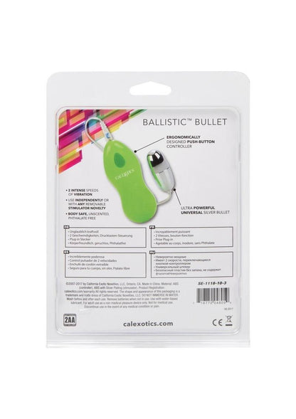 Ballistic Mini Bullet With Wired Remote Control