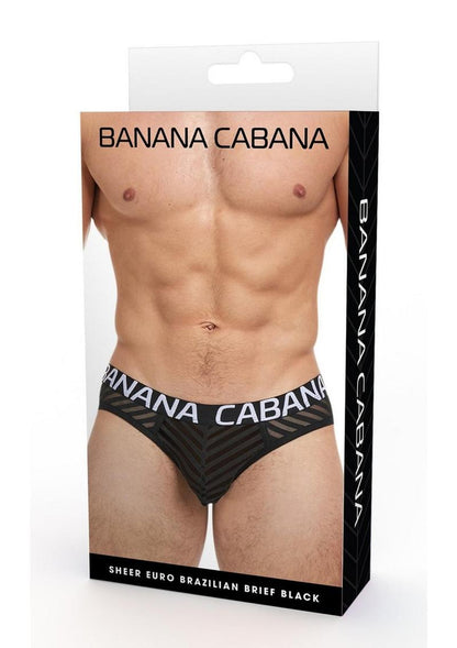 Banana Cabana Sheer Euro Brazilian Brief