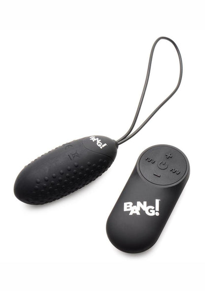 Bang! 28X Nubbed Rechargeable Silicone Egg With Remote Control