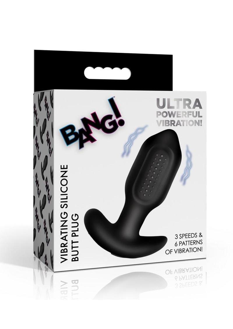Bang! Vibrating Silicone Butt Plug