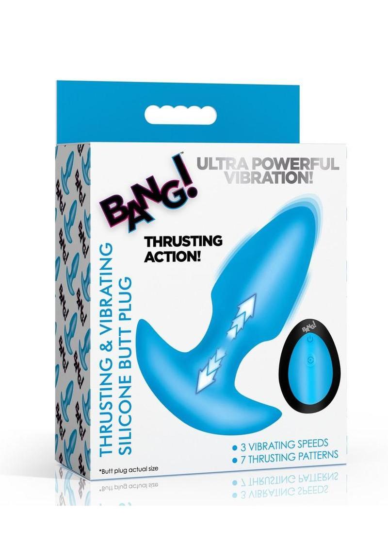 Bang! Thrusting And Vibrating Butt Plug