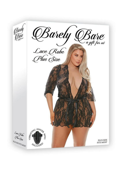 Barely Bare Lace Robe Plus Size