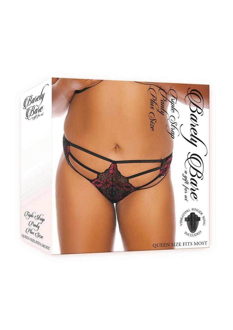 Barely Bare Triple-Strap Plus-Size Panty