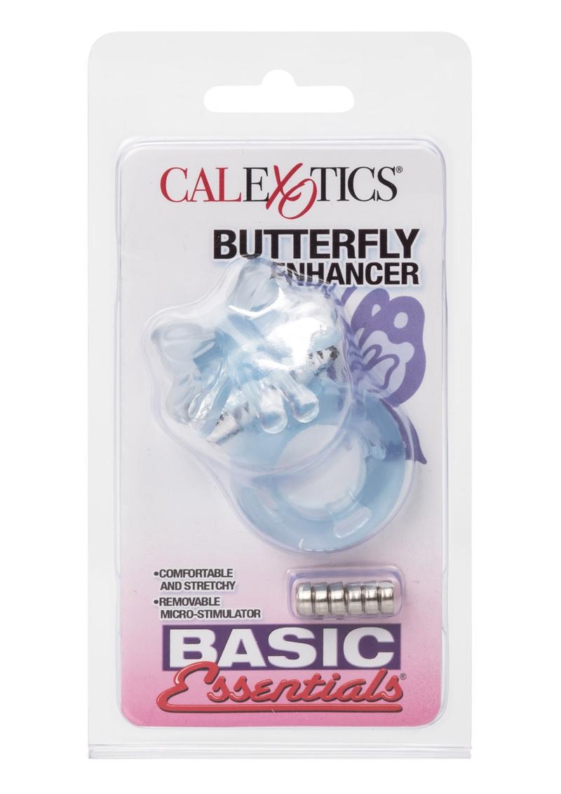 Basic Essentials Butterfly Enhancer Vibrating Cock Ring