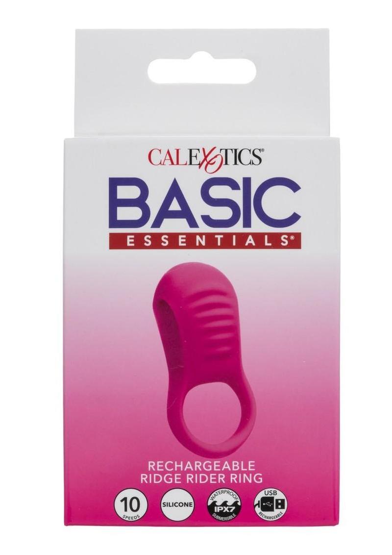 Basic Essentials Ridge Rider Silicone Cock Ring