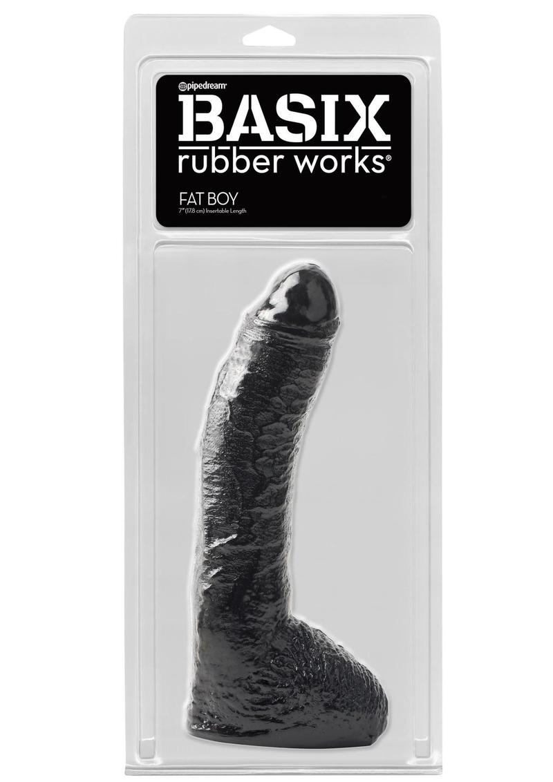 Basix Rubber Works Fat Boy Dong 10 Inch Realistic Dildo