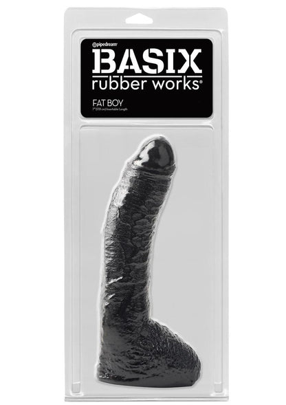 Basix Rubber Works Fat Boy Dong 10 Inch Realistic Dildo