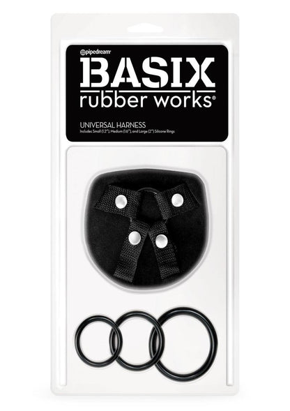 Basix Rubber Works Universal Harness with Silicone Rings