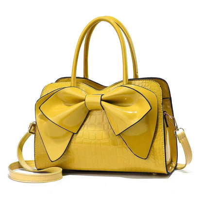 Bow Detail PU Handbag