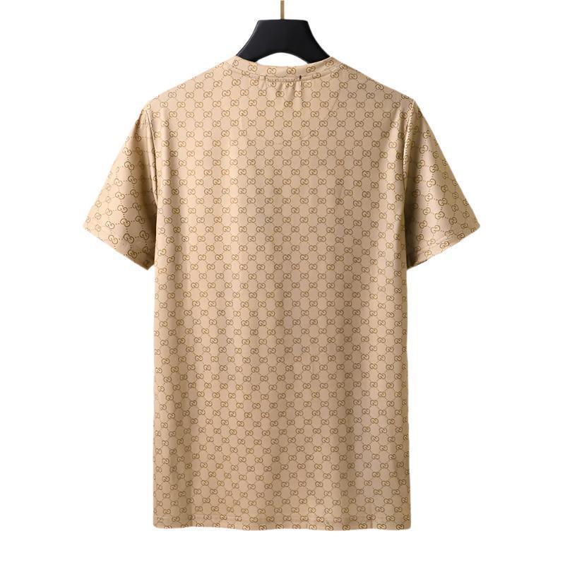 Gucci T-Shirt Beige Crew Neck - Luxury Cotton Essential